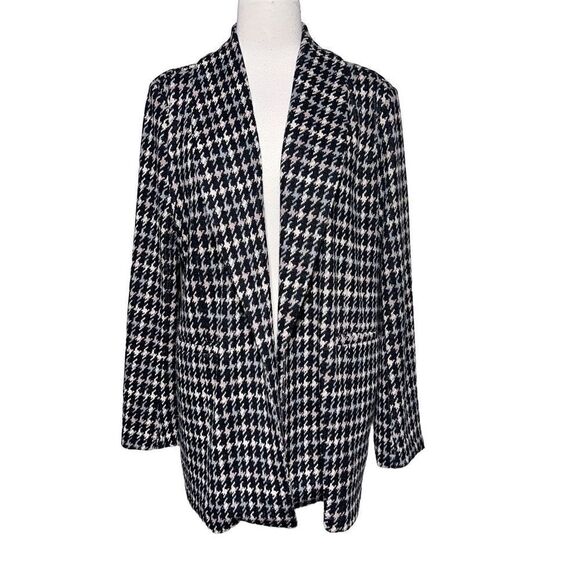 Johnston & Murphy Houndstooth Blazer, Trench, Jacket Overcoat - Picture 1 of 5